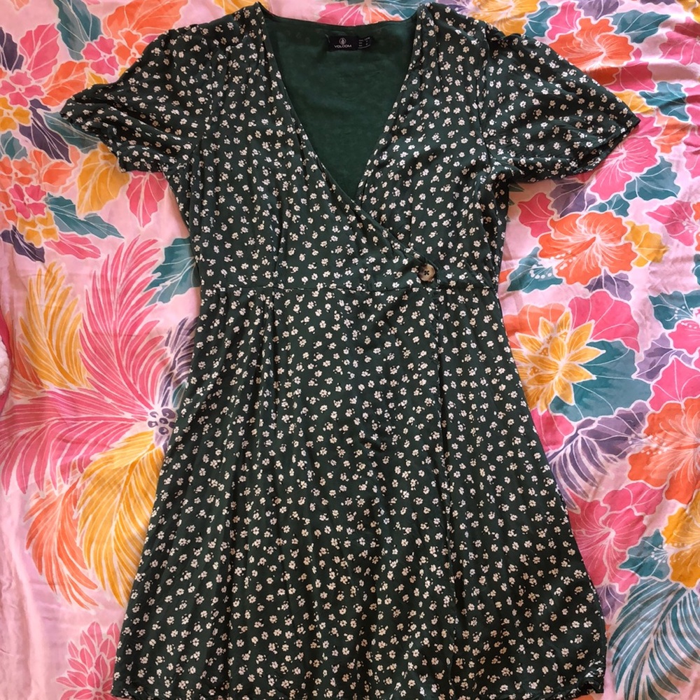 Volcom wrap dress